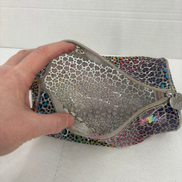 Lisa Frank x Morphe Leopard Pouch Pencil Cosmetic Travel Zip Top Plastic 8 Inch - Picture 7 of 9